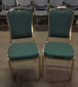lot 2066 image: Lot of 2 Classico Seating Chairs - Green