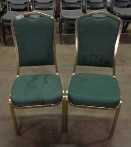 lot 2069 image: Lot of 2 Classico Seating Chairs - Green