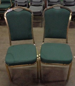 lot 2073 image: Lot of 2 Classico Seating Chairs - Green