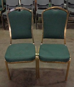 lot 2083 image: Lot of 2 Classico Seating Chairs - Green