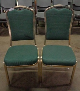 lot 2086 image: Lot of 2 Classico Seating Chairs - Green