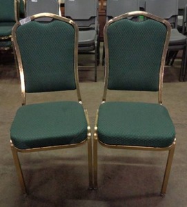 lot 2089 image: Lot of 2 Classico Seating Chairs - Green