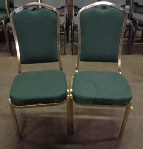 lot 2091 image: Lot of 2 Classico Seating Chairs - Green