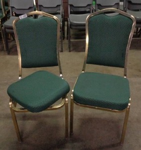 lot 2098 image: Lot of 2 Classico Seating Chairs - Green