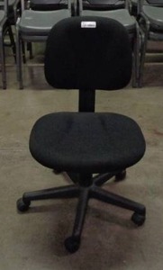 lot 2102 image: S. P. Richards Black Office Chair