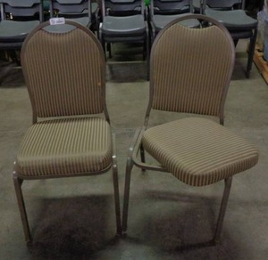 lot 2111 image: Lot of 2 MTS Seating Chairs - Taupe  Brown