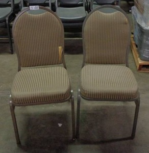 lot 2115 image: Lot of 2 MTS Seating Chairs - Taupe  Brown