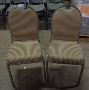 lot 2117 image: Lot of 2 MTS Seating Chairs - Taupe  Brown