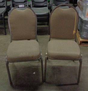 lot 2119 image: Lot of 2 MTS Seating Chairs - Taupe  Brown