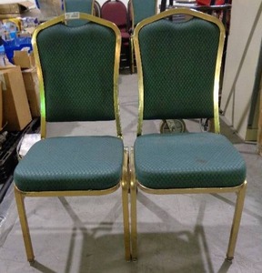 lot 2162 image: Lot of 2 Classico Seating Chairs - Green