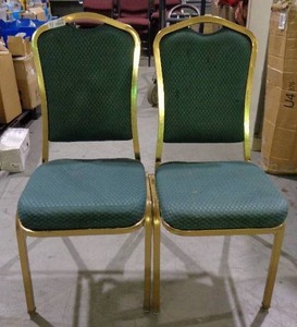 lot 2160 image: Lot of 2 Classico Seating Chairs - Green