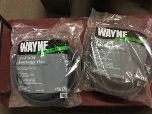 lot 4050 image: Wayne Sump Pump Discharge Hose Lot of 2