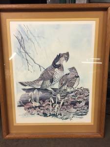 lot 4058 image: Framed Wall Art