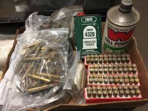 lot 4072 image: Ammo, Brass, Powder and More