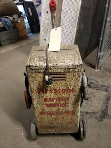 lot 4026 image: Vintage Firestone Battery Charger