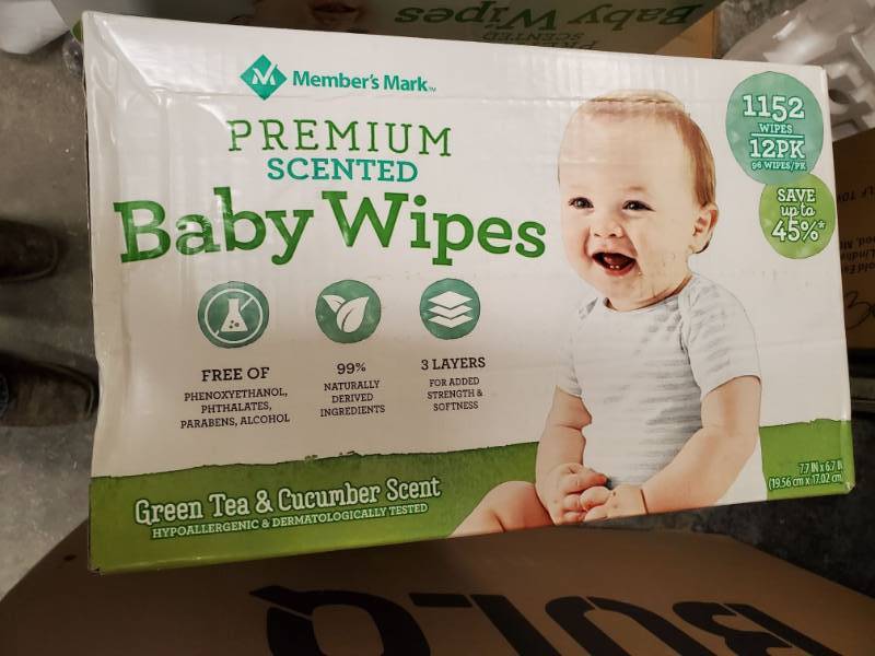 premium scented baby wipes