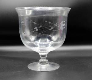 lot 1587 image: Princess House Crystal Heritage Pedestal Bowl