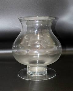 lot 1588 image: Princess House Crystal Heritage Footed Candle Lamp