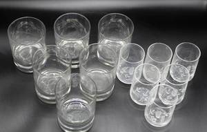 lot 1590 image: 12 piece Princess House Heritage Crystal Glasses Set