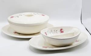 lot 1609 image: 5 Piece Set Mid Century Franciscan Earthenware - Pattern Duet