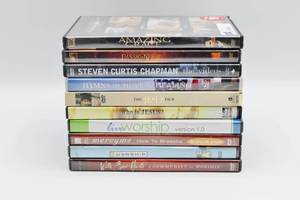 lot 1629 image: 10 DVDs - Christian Movies - The Passion, Amazing Grace and more...