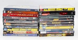 lot 1633 image: 20 DVDs - ActionThriller - The Italian Job, Minority Report, Ghost Rider, Apocalypse Now, Matrix Reloaded and more