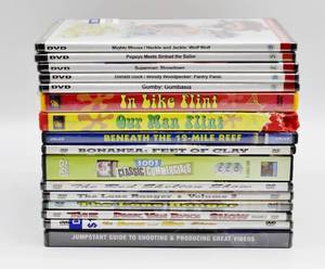 lot 1634 image: 16 DVDs - Retro Movies and Cartoons - Mighty Mouse, Popeye, The Lone Ranger, Bonanza and much more...