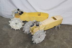 lot 1681 image: Vintage 2 Nelson Heavy Metal Traveling RainTrain Sprinklers