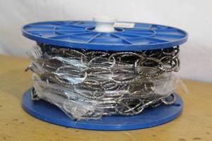 lot 1688 image: Reel of 50 ft Decor Chain in Antique Silver