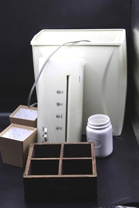 lot 1711 image: Office Lot w Paper Shredder, Desk Organizer, Boxes and Jar