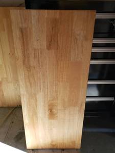 lot 2350 image: Craftsman WOOD TOP WORK SURFACE to Craftsman 41 Rolling Tool Box( WOOD TOP BOARD ONLY)