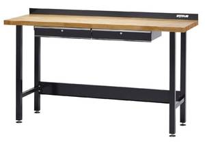 lot 2353 image: WATERLOO 6 WORK BENCH BUTCHER BLOCK - SIZE 72W X 24D X 41H MSRP $649.99