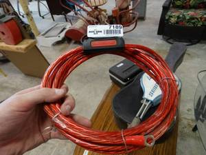 lot 7189 image: Bike security cord.