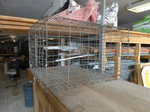 lot 7204 image: Small metal cage.