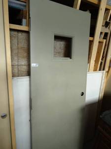 lot 7208 image: 2 metal doors.
