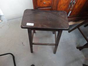 lot 7211 image: Saddle seat stool.