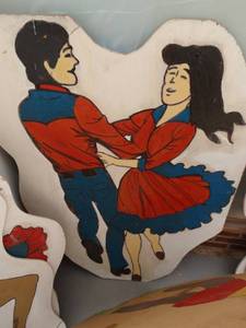 lot 7218 image: 2 vintage paintings.
