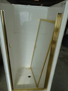 lot 7238 image: Aqua Glass shower.