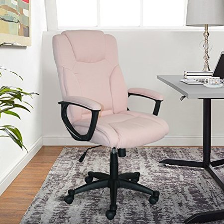 Serta at Home Style Hannah II Executive Chair, Pink