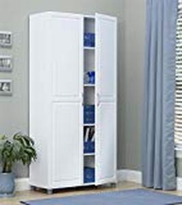 lot 2166 image: SystemBuild 36  Utility Storage Cabinet, White 7363401PCOM