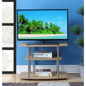 lot 2171 image: Convenience Concepts Designs2Go No Tools 3 Tier TV Stand