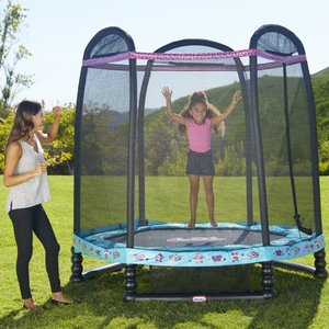 lot 2176 image: L.O.L. Surprise 7-Foot Trampoline, with Safety Enclosure
