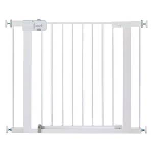 lot 2266 image: Safety 1st - Adjustable Pressure-Mounted Walk-Through Gate - White