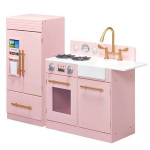 lot 2267 image: Teamson Kids - UrbanLuxury Play Kitchen - Pink