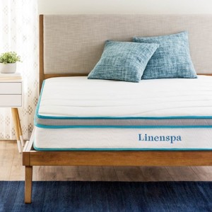 lot 2279 image: Linenspa Spring and Memory Foam Hybrid Mattress - Full
