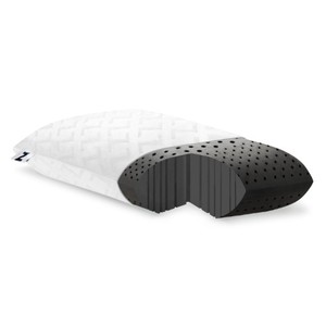 lot 2340 image: Zoned Dough Memory Foam  Bamboo Charcoal Pillow by Z King High Loft
