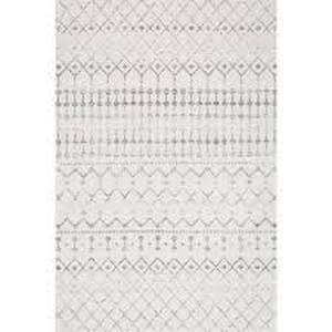 lot 2300 image: nuLOOM Blythe Moroccan Transitional Gray 8 ft. x 10 ft. Area Rug-RZBD16A