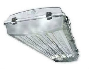 lot 2321 image: Howard Lighting Products VHA1A632AHEMV000000I 6 Lamp T8 Vaporproof Fluorescent High Bay