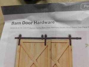 lot 2158 image: Penson & Co Barn Door Hardware