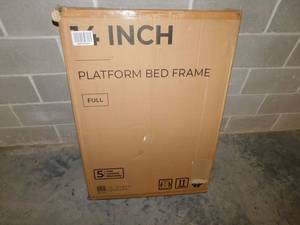 lot 2295 image: Full 14 Platform Bed Frame